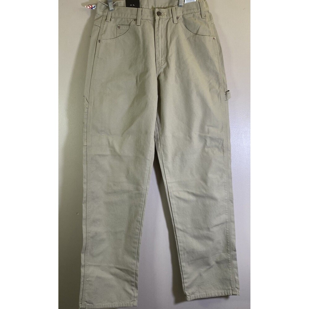 Dickies Relaxed Fit Straight Carpenter Jean Pants Mens 34x34 Brown